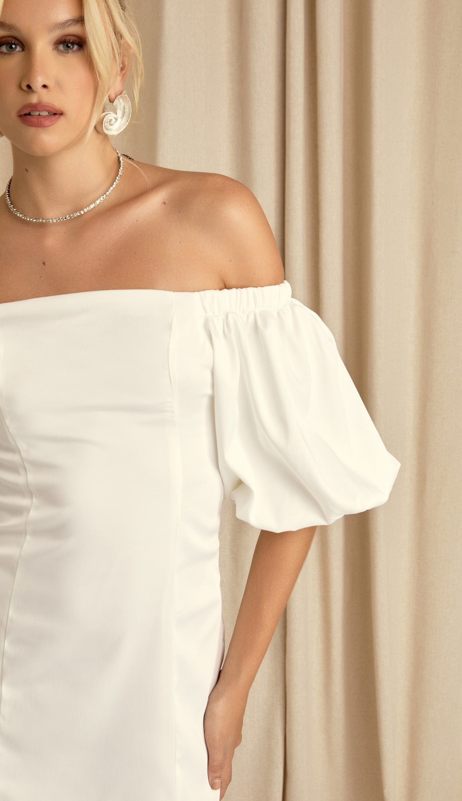 Vestido Aurora Off White