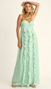 Vestido Jamine Acqua