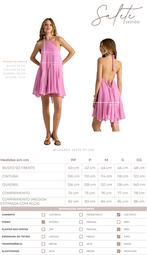 Vestido Salete Marinho